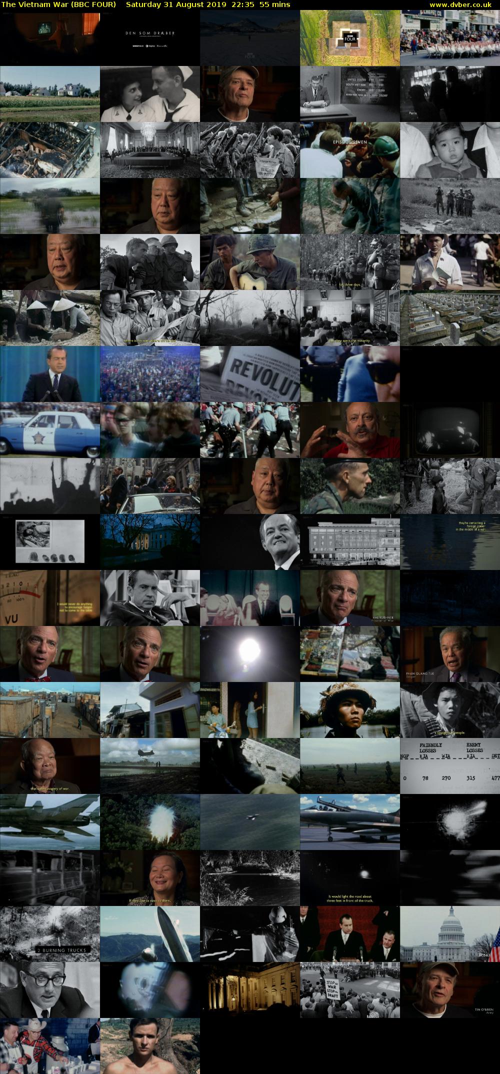 The Vietnam War (BBC FOUR) Saturday 31 August 2019 22:35 - 23:30