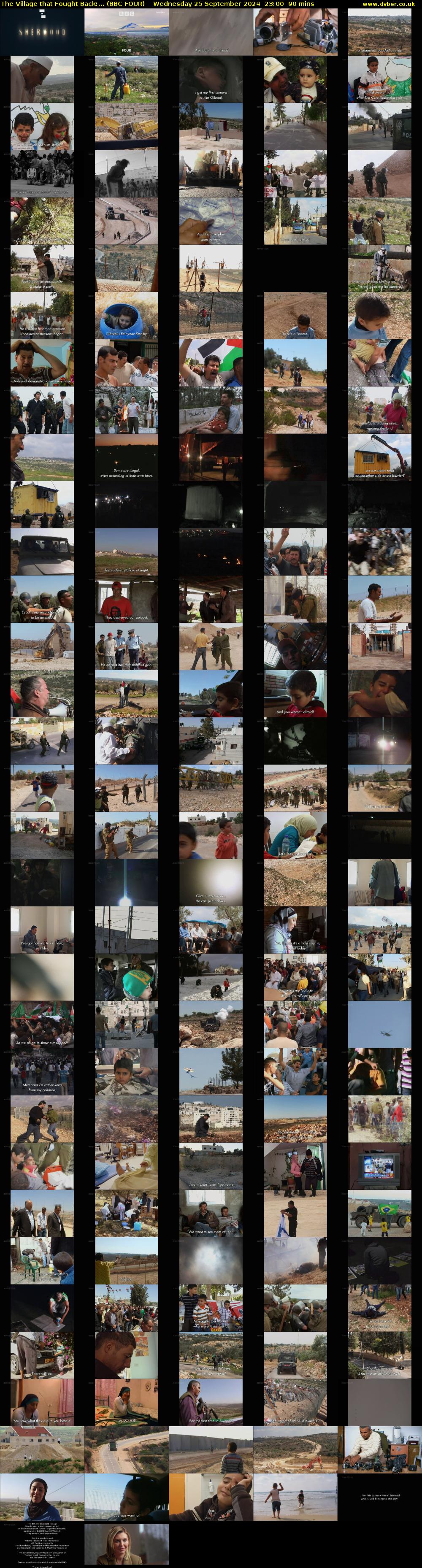 The Village that Fought Back:... (BBC FOUR) Wednesday 25 September 2024 23:00 - 00:30