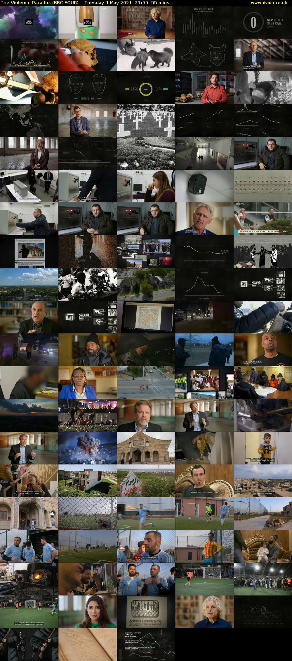 The Violence Paradox (BBC FOUR) Tuesday 4 May 2021 21:55 - 22:50
