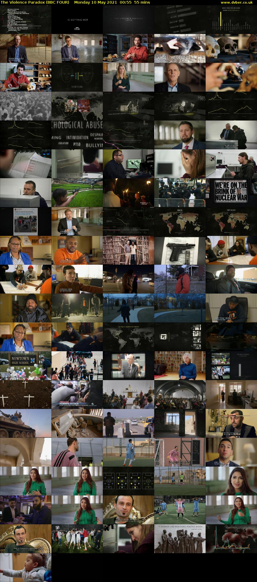 The Violence Paradox (BBC FOUR) Monday 10 May 2021 00:55 - 01:50