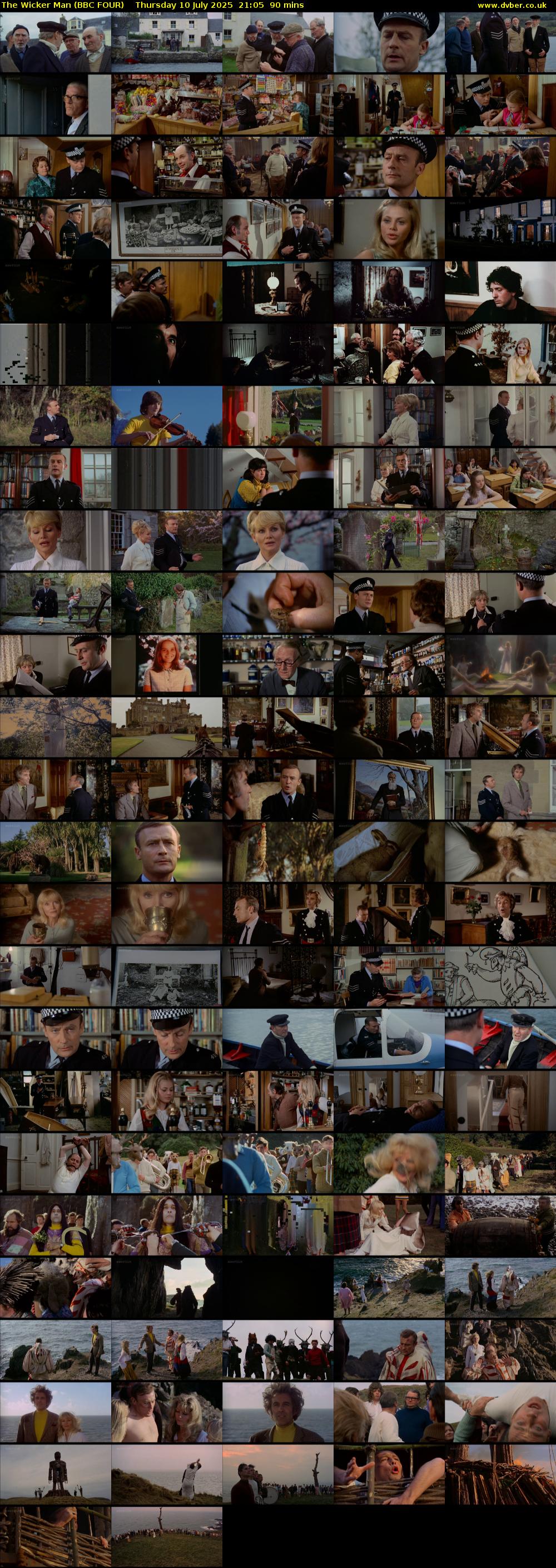 The Wicker Man (BBC FOUR) Thursday 10 July 2025 21:05 - 22:35