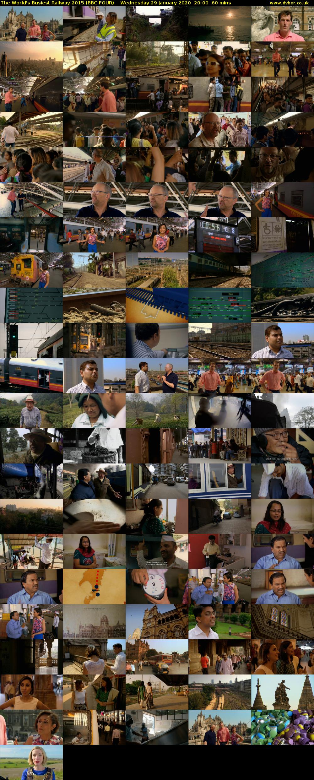 The World's Busiest Railway 2015 (BBC FOUR) Wednesday 29 January 2020 20:00 - 21:00