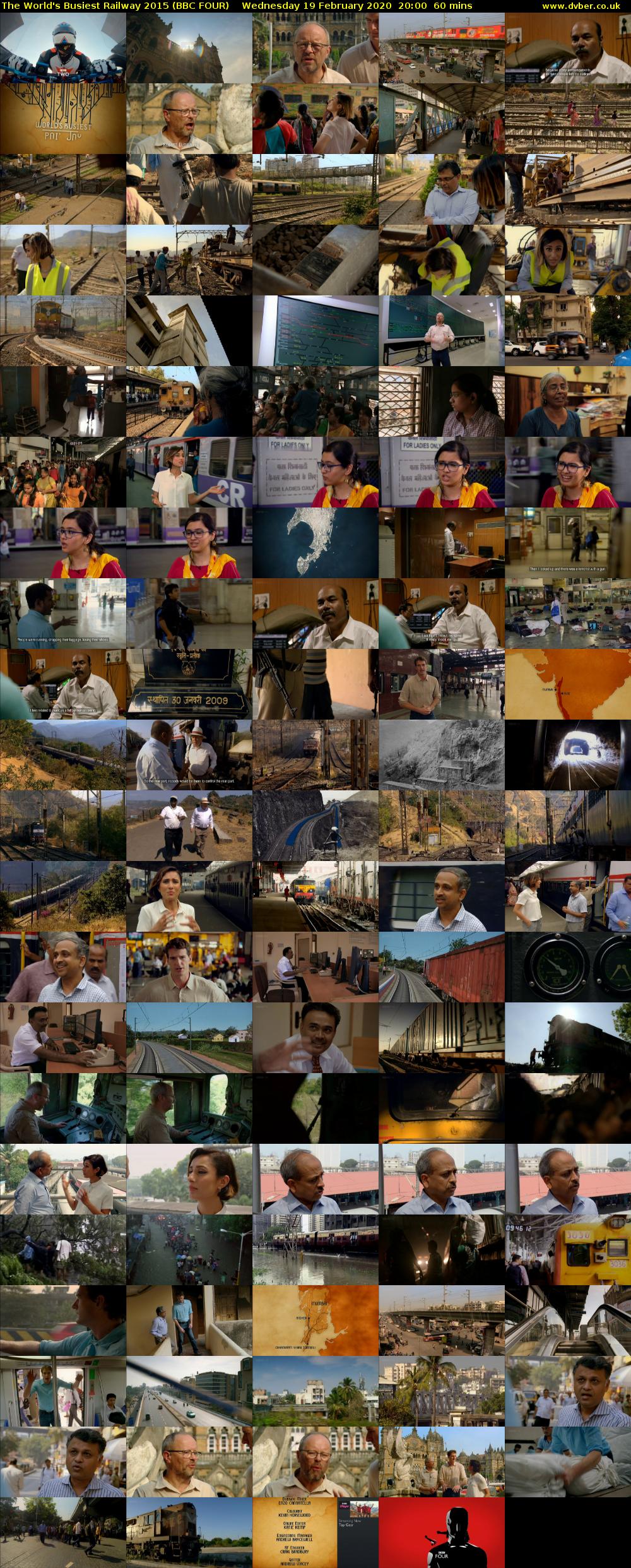 The World's Busiest Railway 2015 (BBC FOUR) Wednesday 19 February 2020 20:00 - 21:00