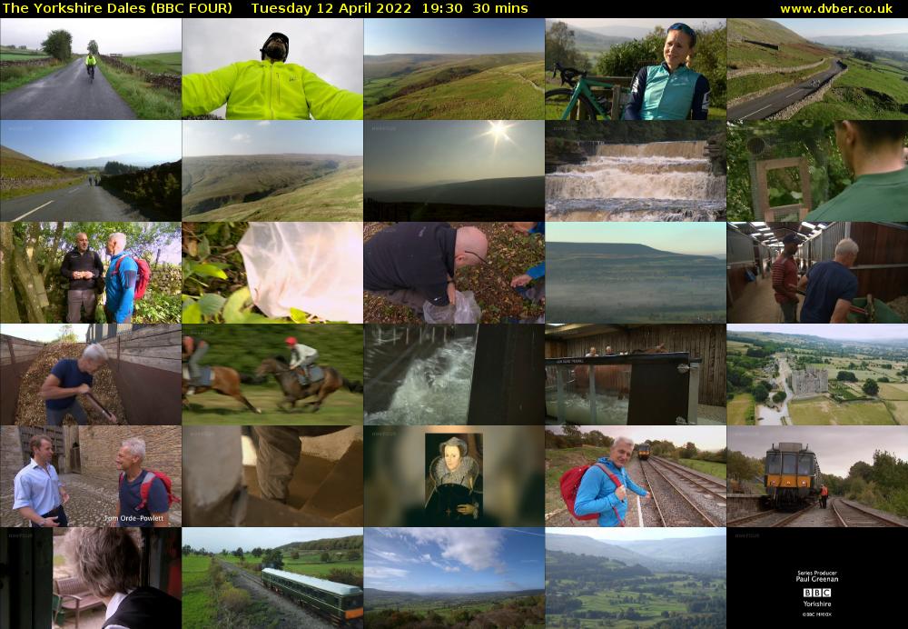 The Yorkshire Dales (BBC FOUR) Tuesday 12 April 2022 19:30 - 20:00