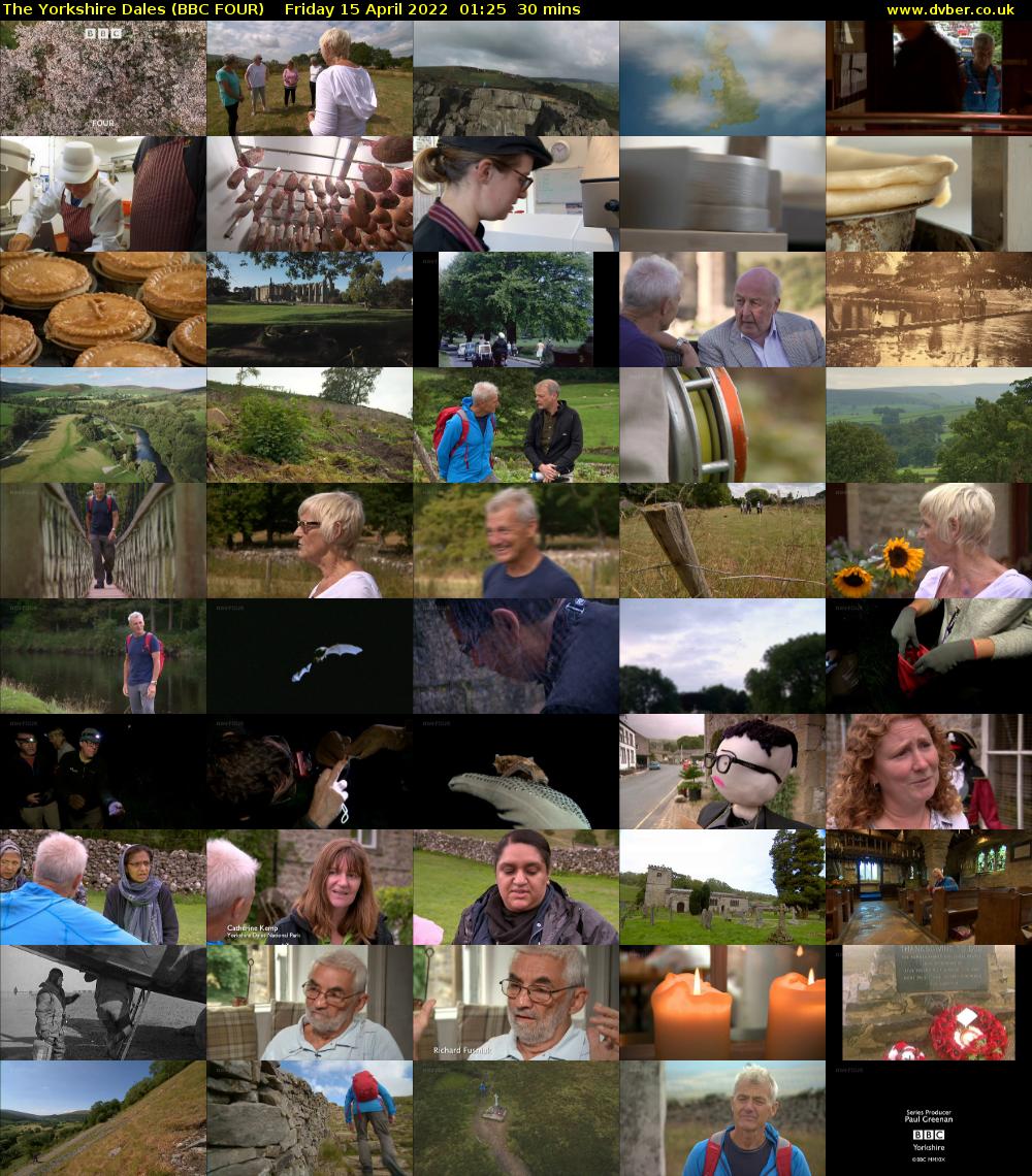 The Yorkshire Dales (BBC FOUR) Friday 15 April 2022 01:25 - 01:55