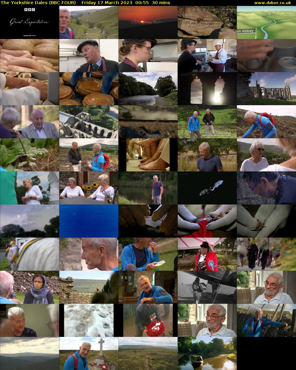The Yorkshire Dales (BBC FOUR) Friday 17 March 2023 00:55 - 01:25