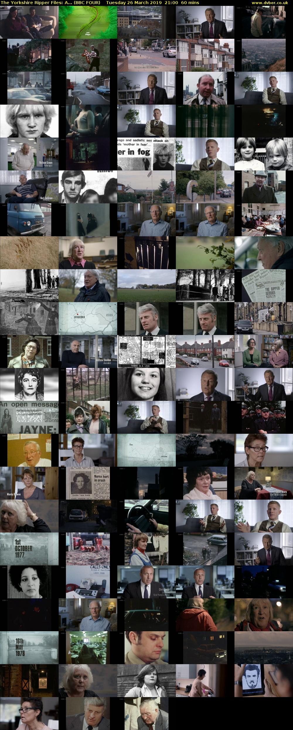 The Yorkshire Ripper Files: A... (BBC FOUR) Tuesday 26 March 2019 21:00 - 22:00