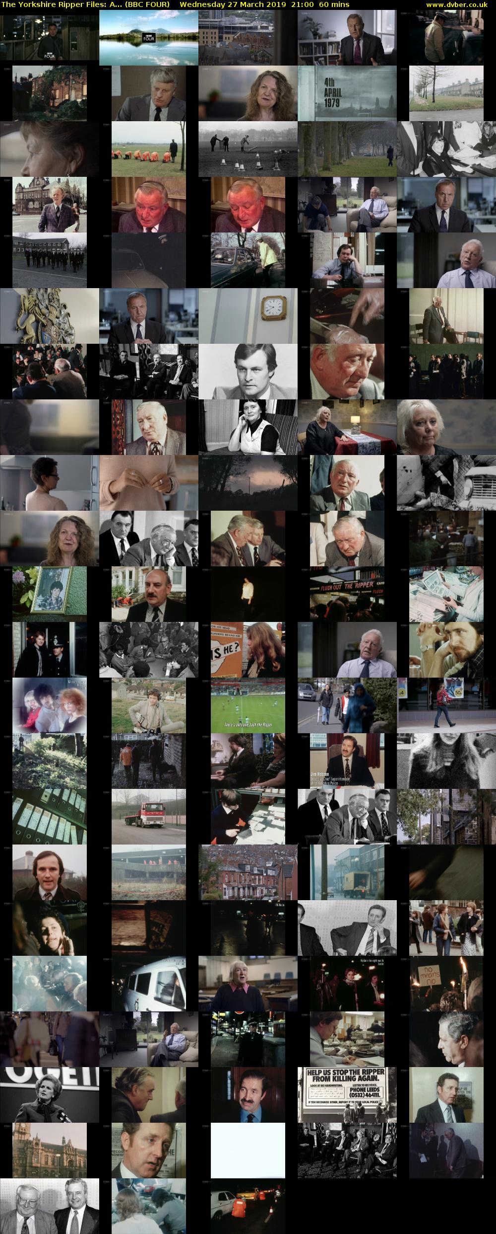 The Yorkshire Ripper Files: A... (BBC FOUR) Wednesday 27 March 2019 21:00 - 22:00