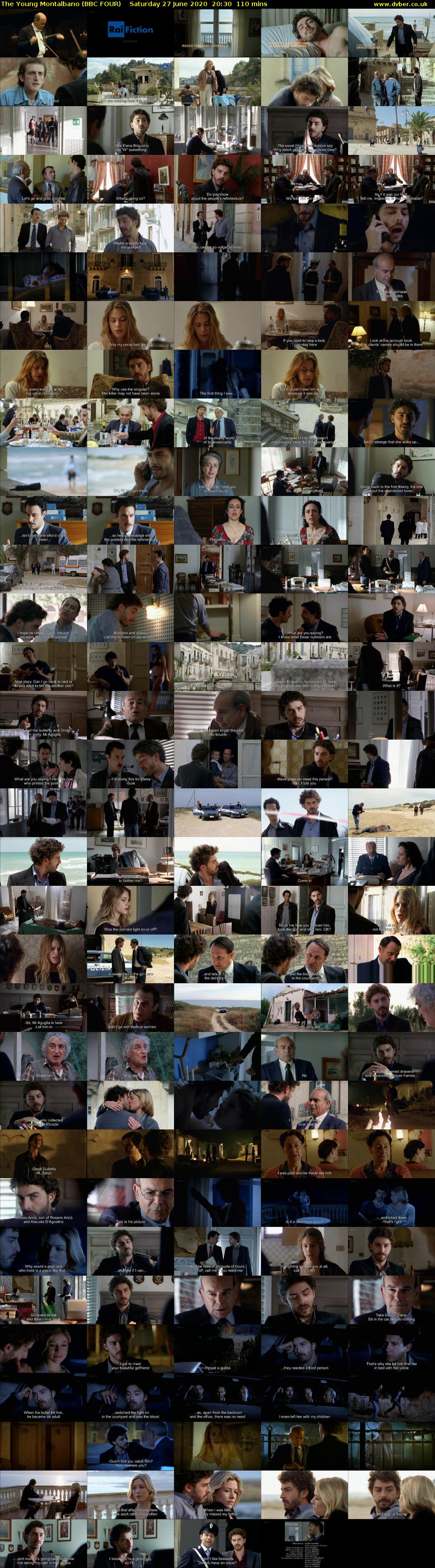 The Young Montalbano (BBC FOUR) Saturday 27 June 2020 20:30 - 22:20