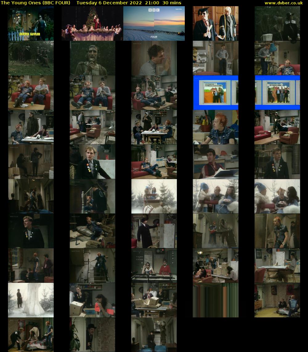 The Young Ones (BBC FOUR) Tuesday 6 December 2022 21:00 - 21:30