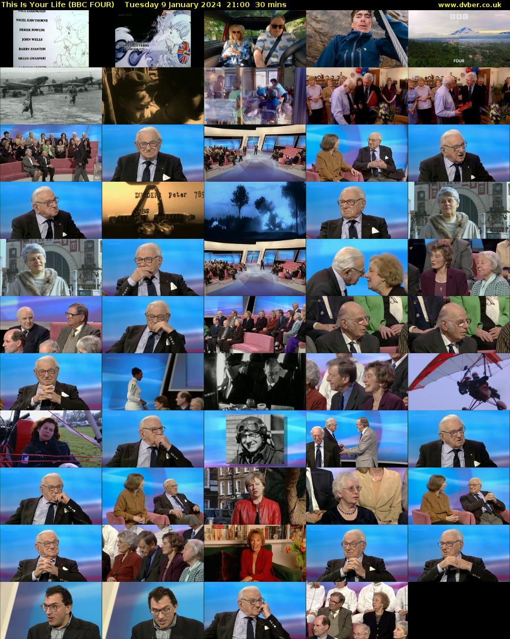 This Is Your Life (BBC FOUR) Tuesday 9 January 2024 21:00 - 21:30