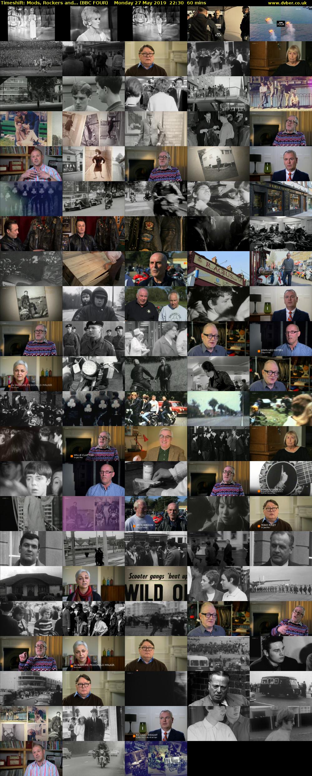 Timeshift: Mods, Rockers and... (BBC FOUR) Monday 27 May 2019 22:30 - 23:30