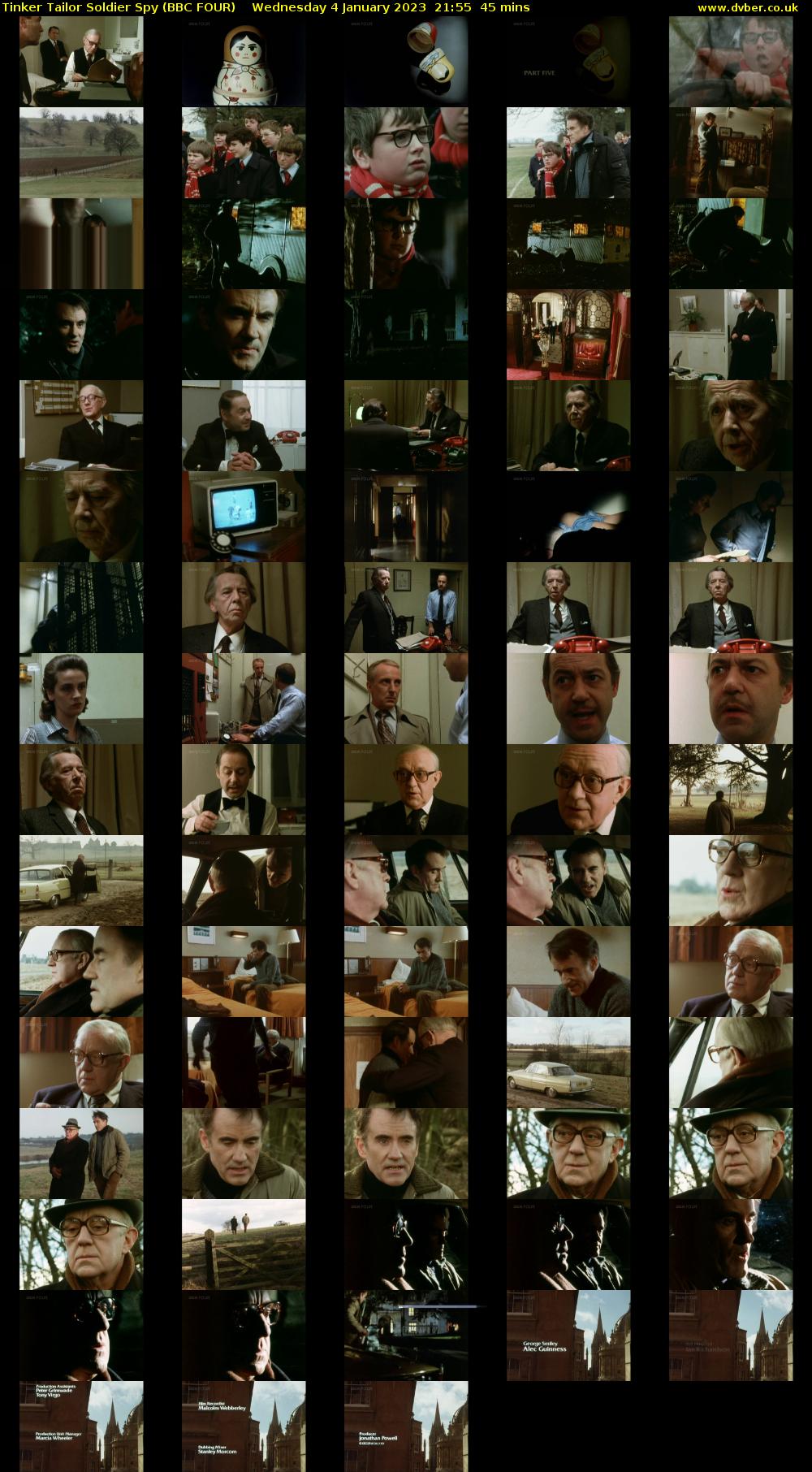 Tinker Tailor Soldier Spy (BBC FOUR) Wednesday 4 January 2023 21:55 - 22:40