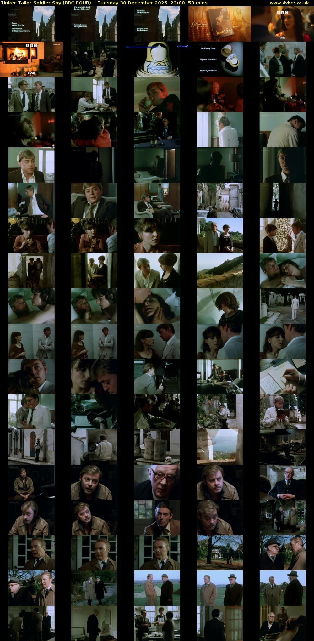 Tinker Tailor Soldier Spy (BBC FOUR) Tuesday 30 December 2025 23:00 - 23:50