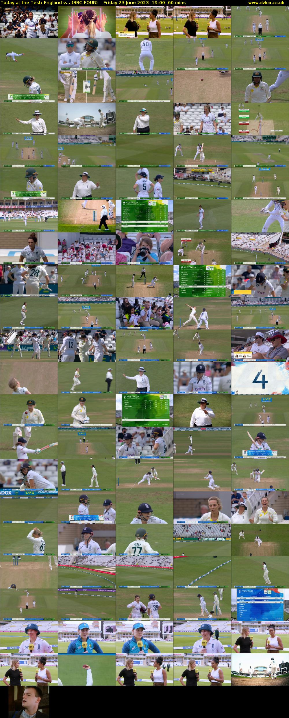Today at the Test: England v... (BBC FOUR) Friday 23 June 2023 19:00 - 20:00