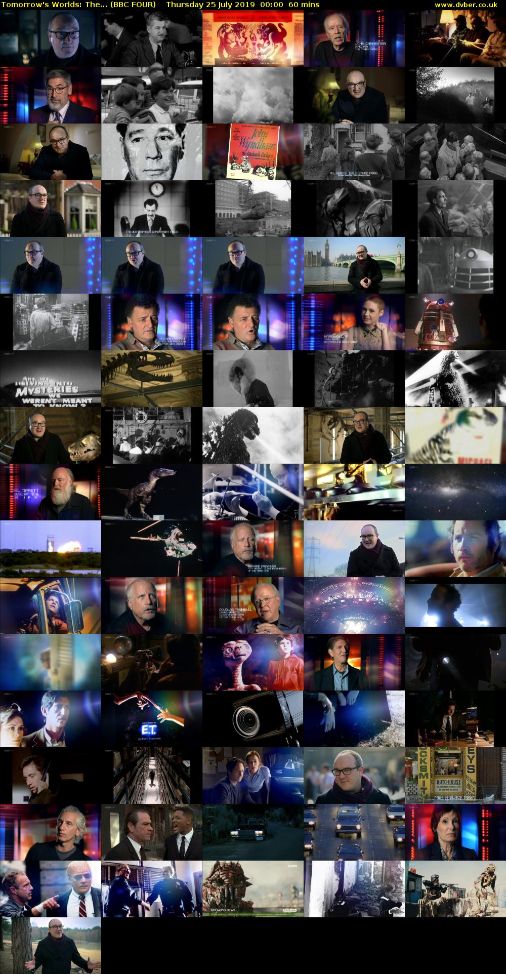 Tomorrow's Worlds: The... (BBC FOUR) Thursday 25 July 2019 00:00 - 01:00