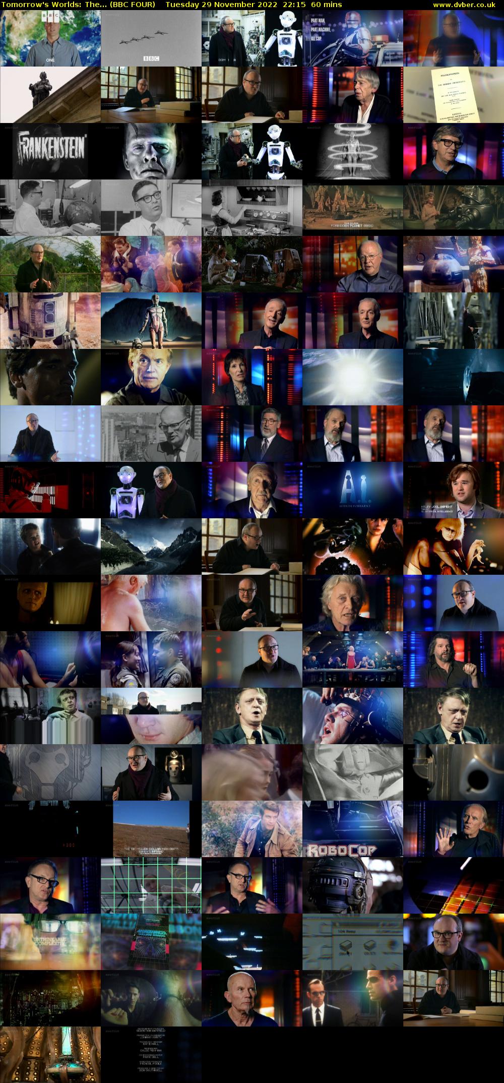 Tomorrow's Worlds: The... (BBC FOUR) Tuesday 29 November 2022 22:15 - 23:15