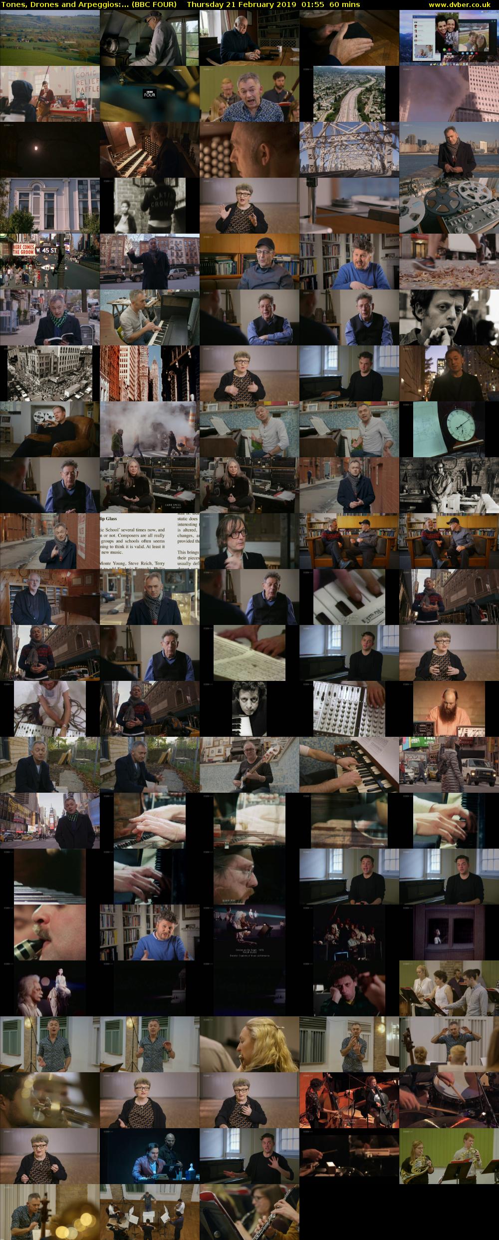 Tones, Drones and Arpeggios:... (BBC FOUR) Thursday 21 February 2019 01:55 - 02:55