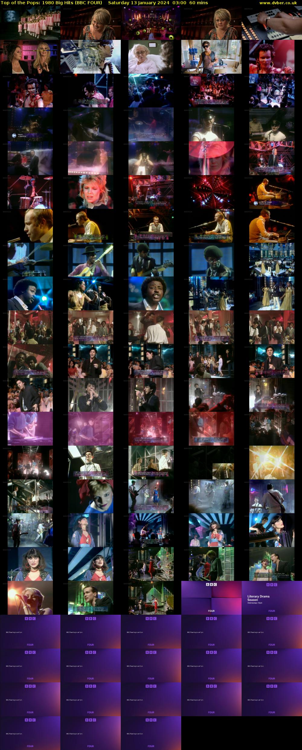 Top of the Pops: 1980 Big Hits (BBC FOUR) Saturday 13 January 2024 03:00 - 04:00