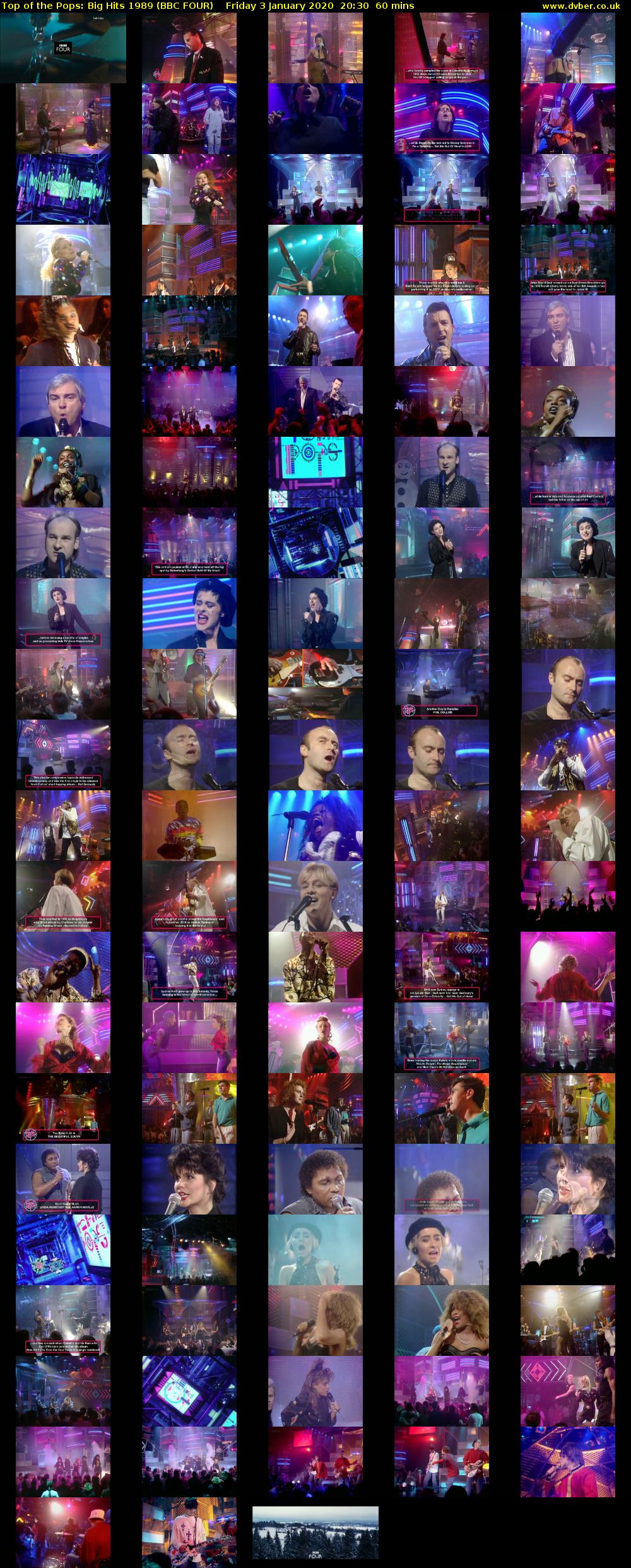 Top of the Pops: Big Hits 1989 (BBC FOUR) Friday 3 January 2020 20:30 - 21:30