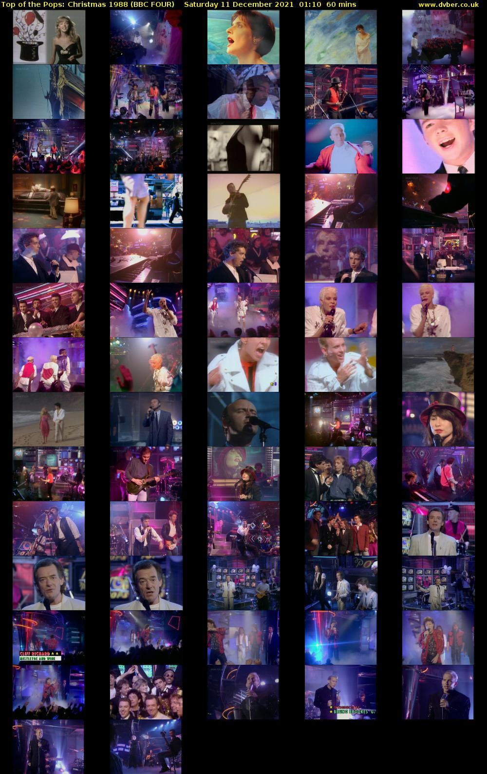 Top of the Pops: Christmas 1988 (BBC FOUR) Saturday 11 December 2021 01:10 - 02:10