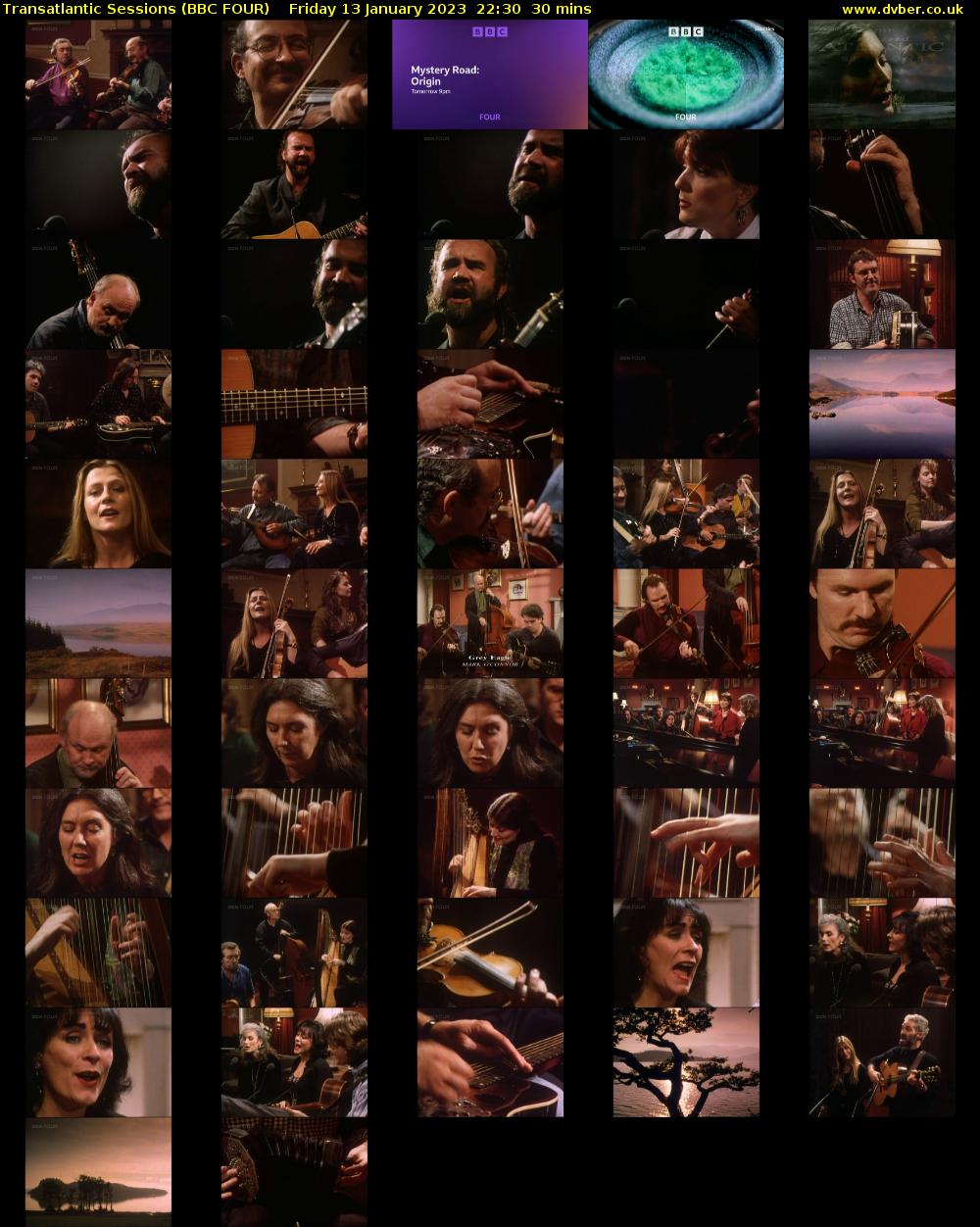 Transatlantic Sessions (BBC FOUR) Friday 13 January 2023 22:30 - 23:00