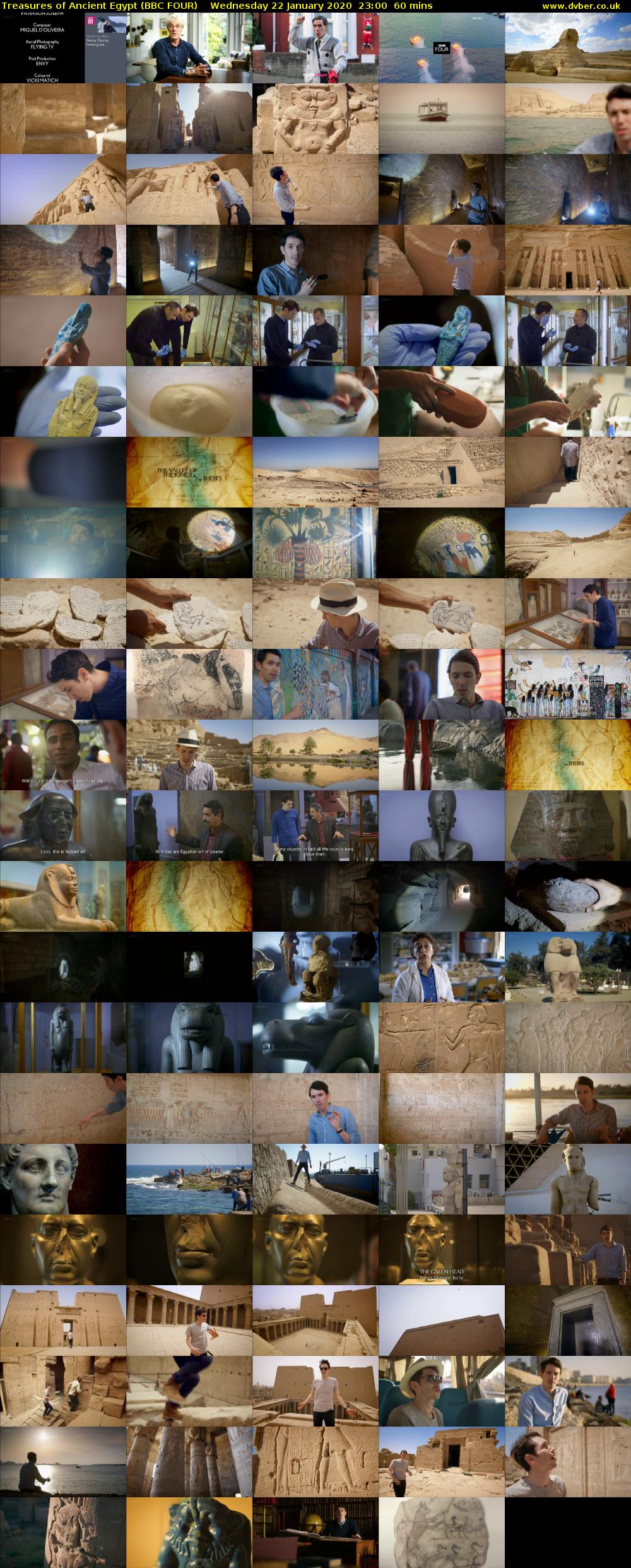 Treasures of Ancient Egypt (BBC FOUR) Wednesday 22 January 2020 23:00 - 00:00