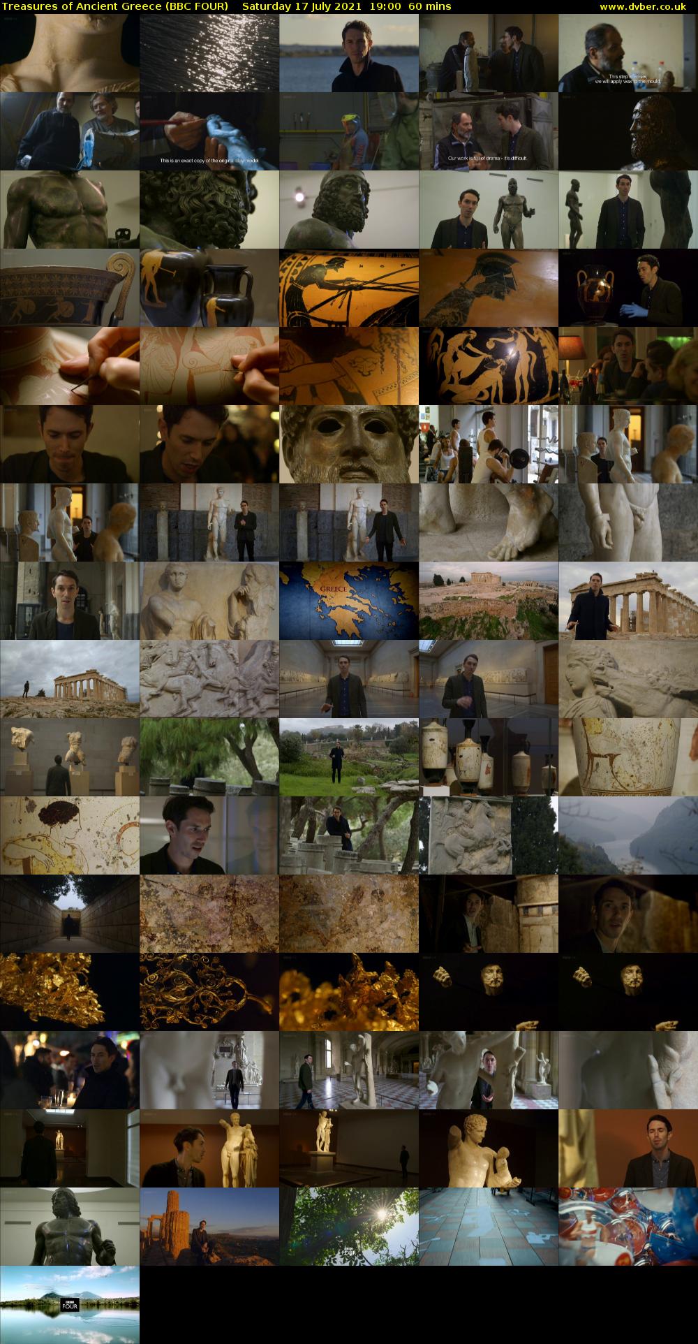 Treasures of Ancient Greece (BBC FOUR) Saturday 17 July 2021 19:00 - 20:00