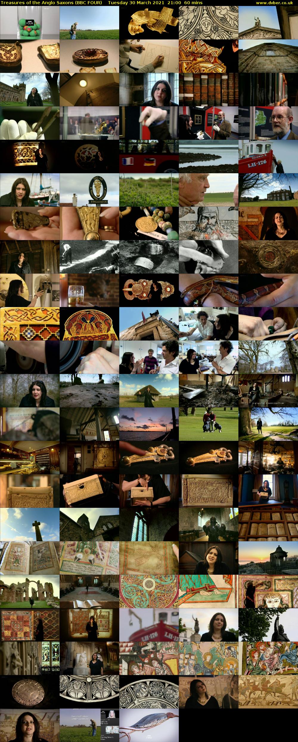 Treasures of the Anglo Saxons (BBC FOUR) Tuesday 30 March 2021 21:00 - 22:00