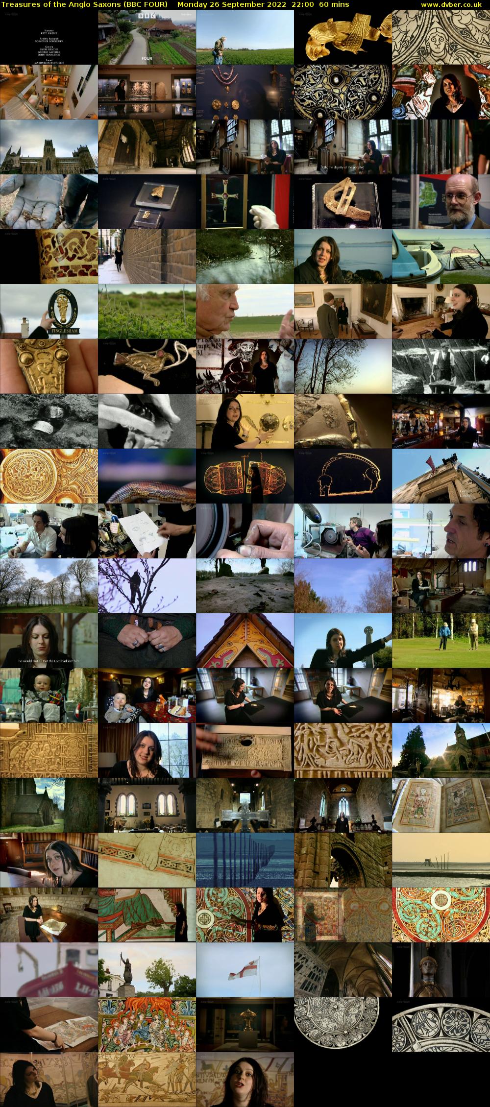 Treasures of the Anglo Saxons (BBC FOUR) Monday 26 September 2022 22:00 - 23:00
