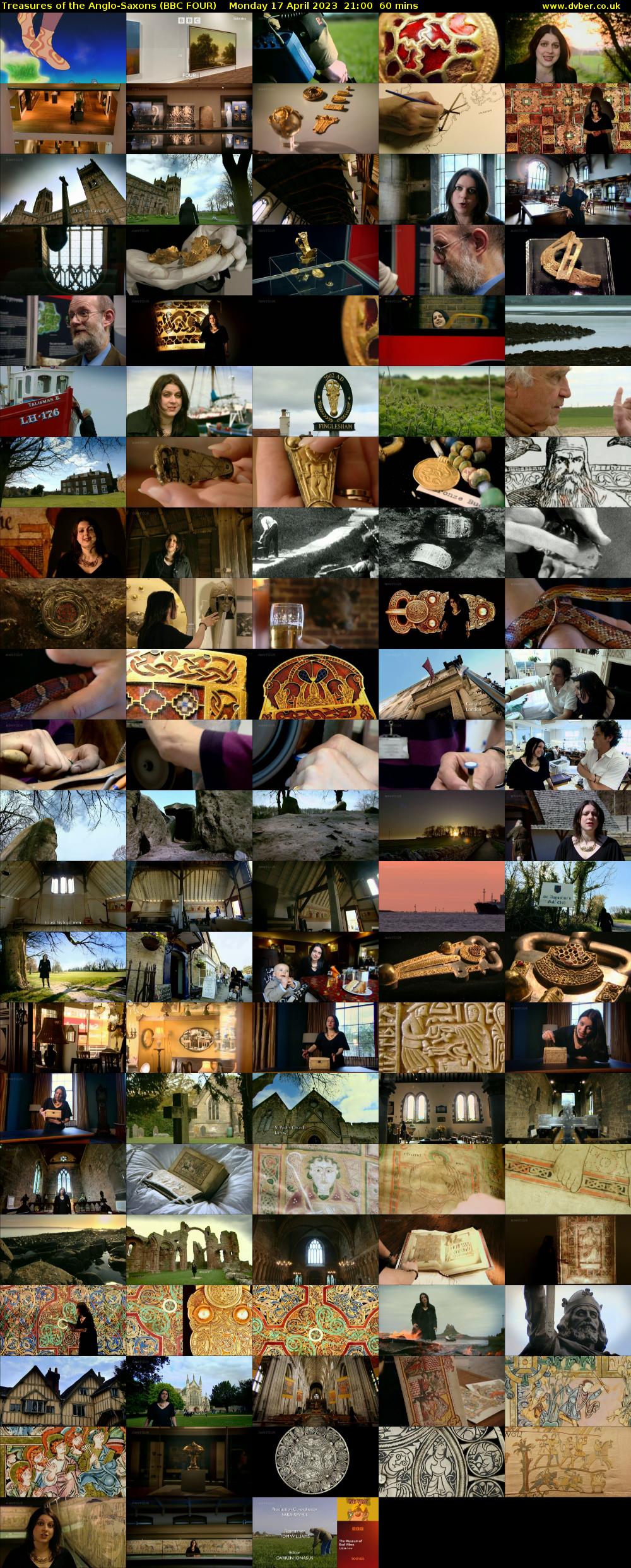 Treasures of the Anglo-Saxons (BBC FOUR) Monday 17 April 2023 21:00 - 22:00