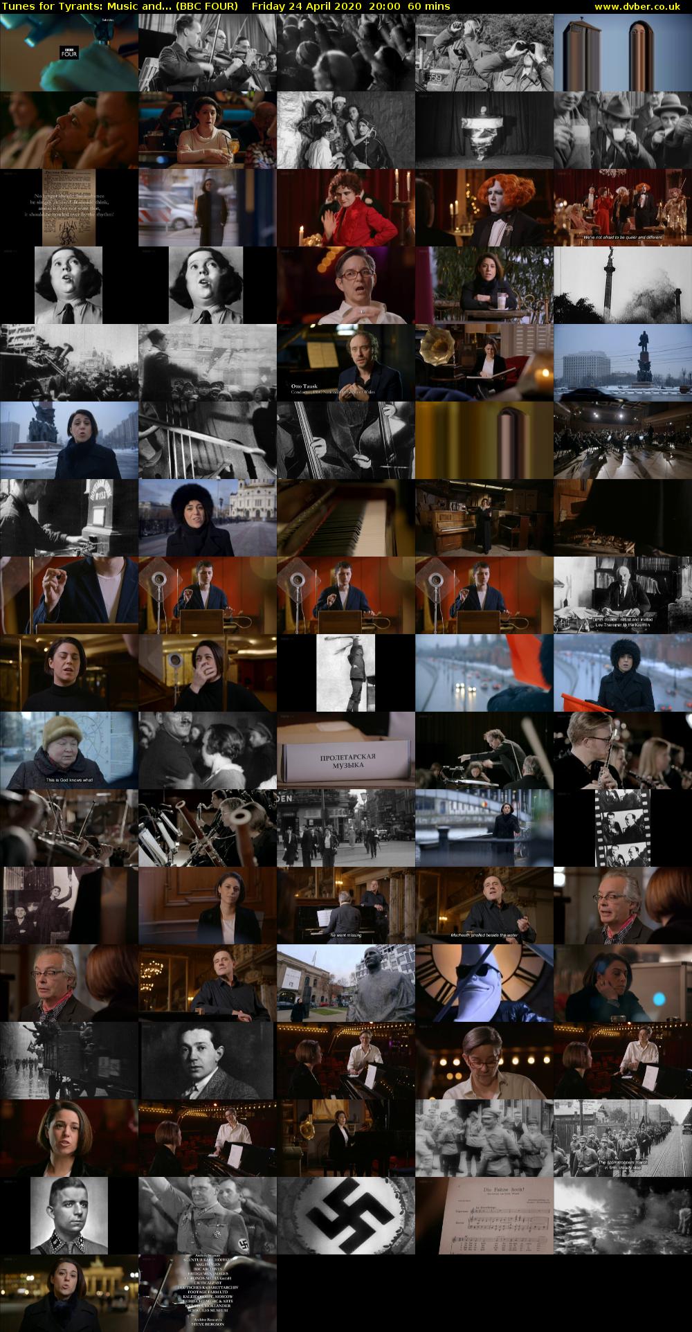 Tunes for Tyrants: Music and... (BBC FOUR) Friday 24 April 2020 20:00 - 21:00