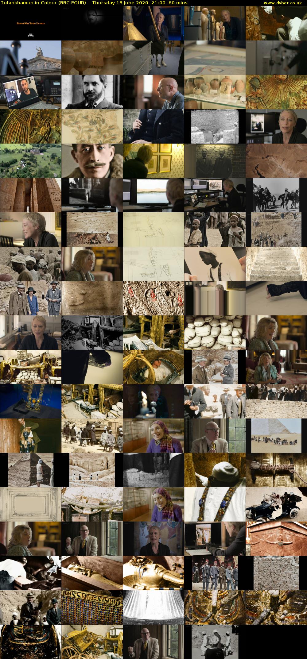 Tutankhamun in Colour (BBC FOUR) Thursday 18 June 2020 21:00 - 22:00