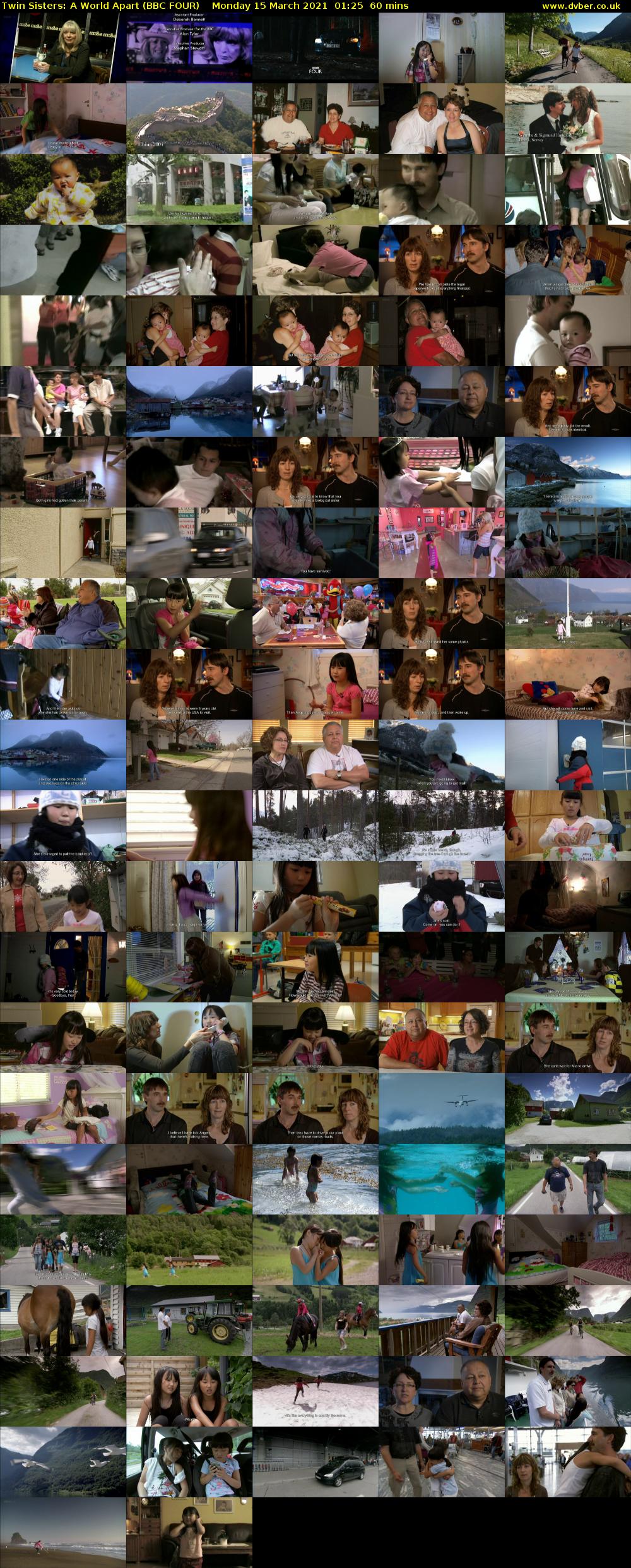 Twin Sisters: A World Apart (BBC FOUR) Monday 15 March 2021 01:25 - 02:25