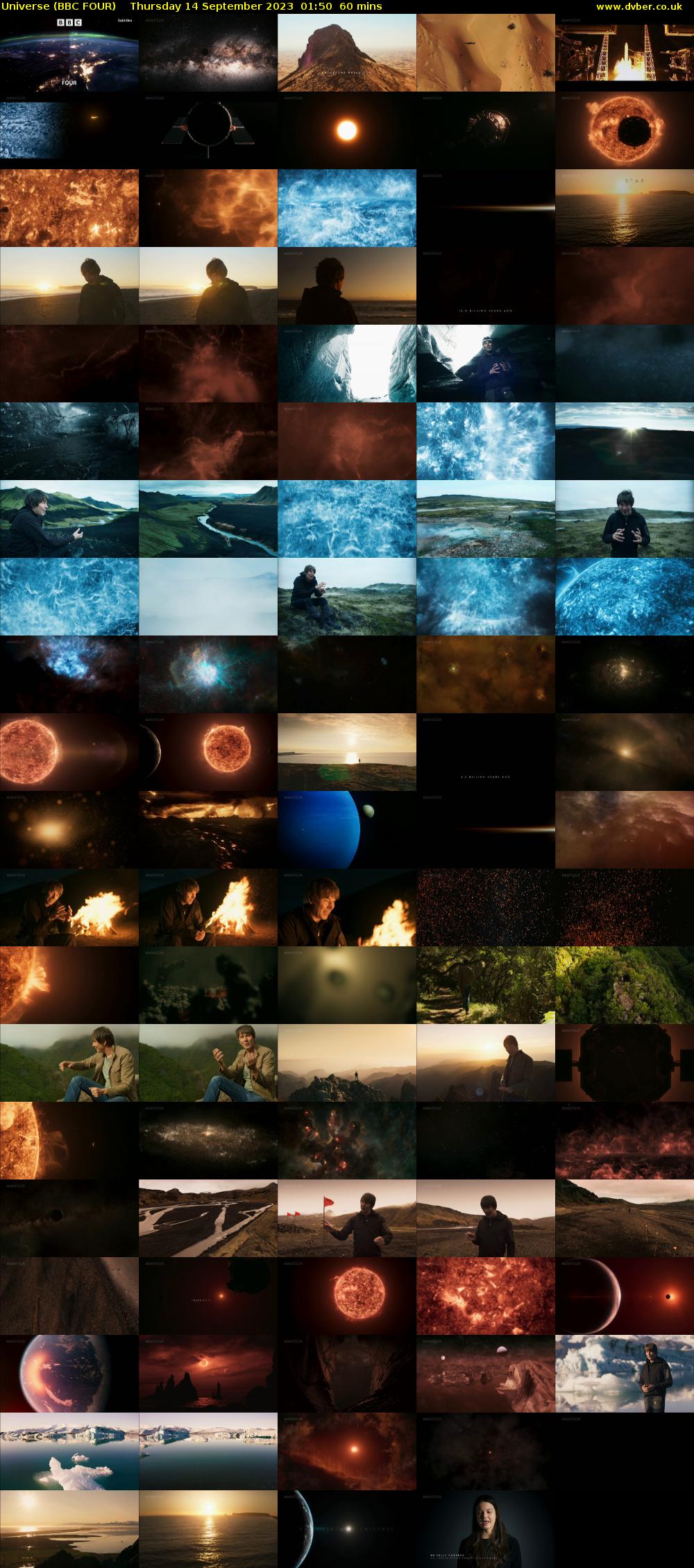 Universe (BBC FOUR) Thursday 14 September 2023 01:50 - 02:50