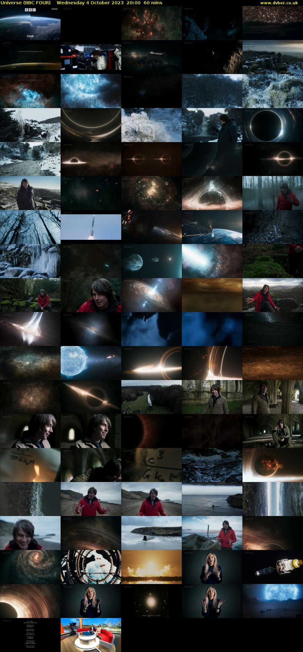 Universe (BBC FOUR) Wednesday 4 October 2023 20:00 - 21:00