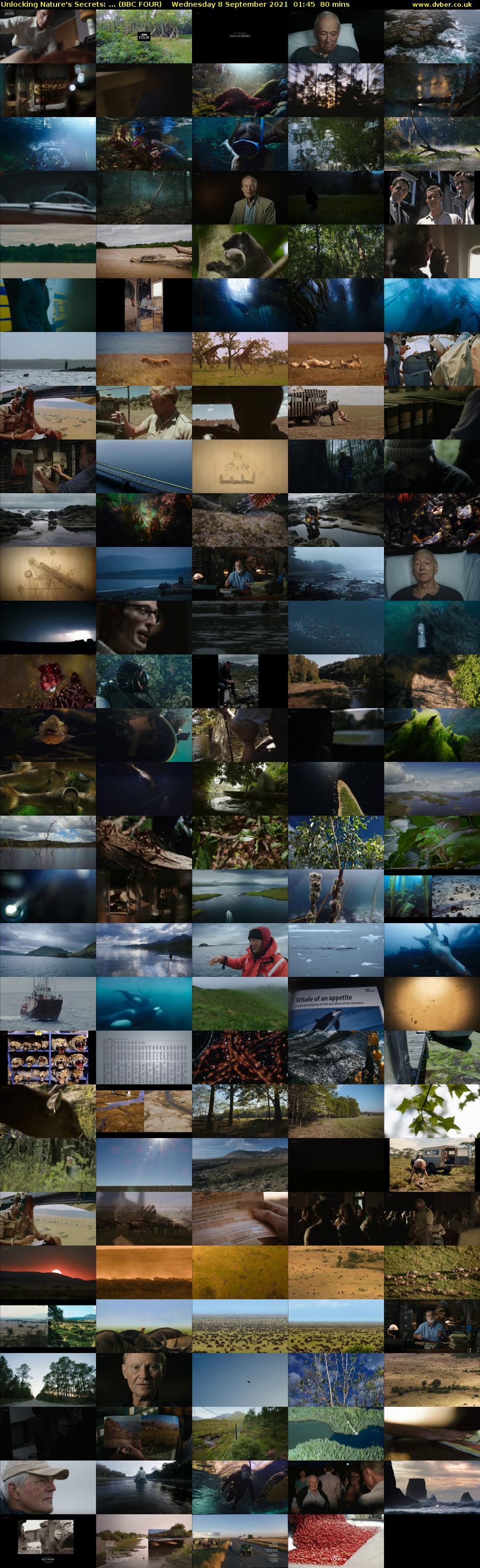 Unlocking Nature's Secrets: ... (BBC FOUR) Wednesday 8 September 2021 01:45 - 03:05