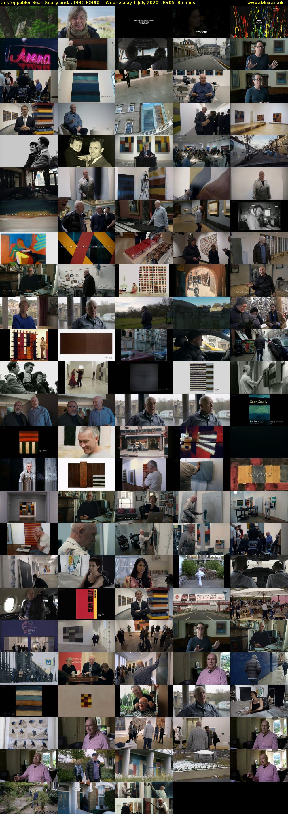 Unstoppable: Sean Scully and... (BBC FOUR) Wednesday 1 July 2020 00:05 - 01:30