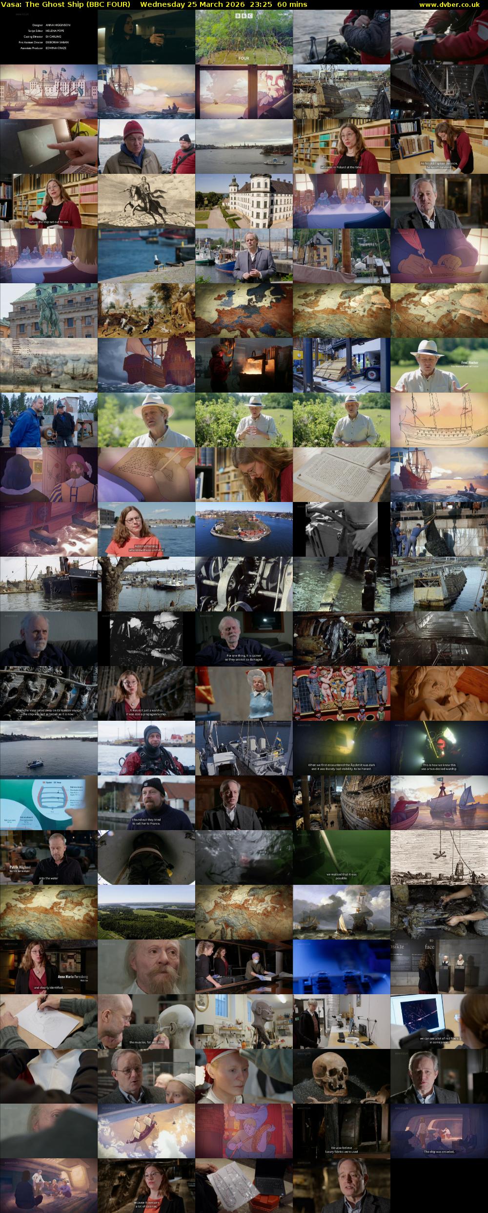 Vasa: The Ghost Ship (BBC FOUR) Wednesday 25 March 2026 23:25 - 00:25