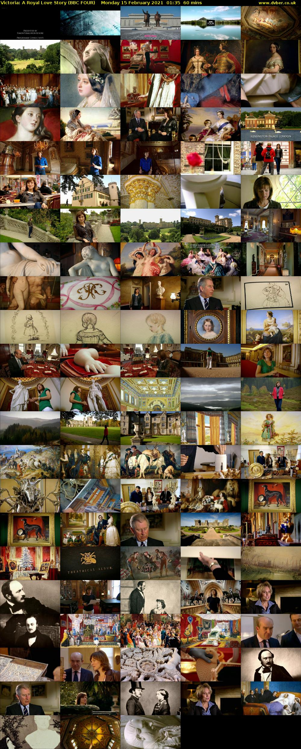 Victoria: A Royal Love Story (BBC FOUR) Monday 15 February 2021 01:35 - 02:35