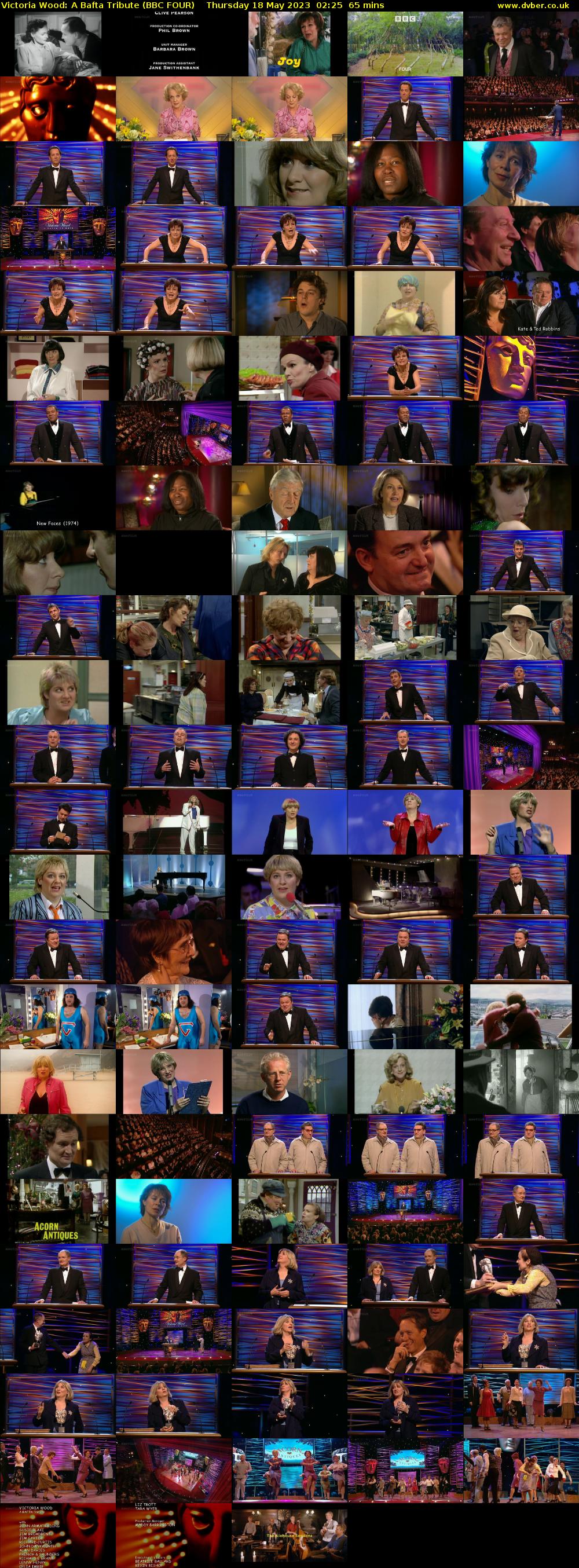 Victoria Wood: A Bafta Tribute (BBC FOUR) Thursday 18 May 2023 02:25 - 03:30