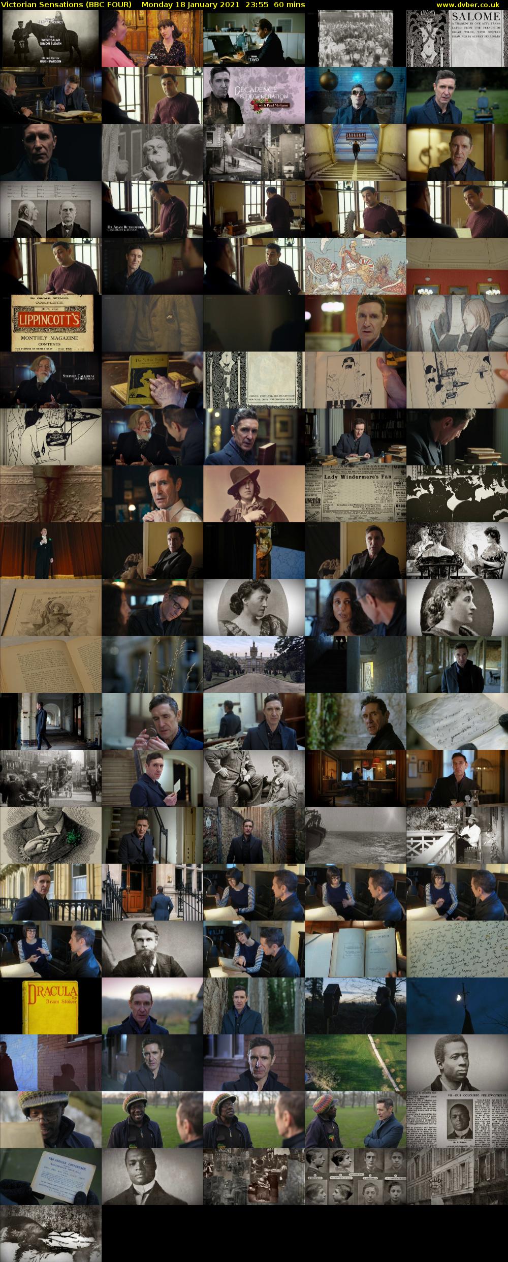 Victorian Sensations (BBC FOUR) Monday 18 January 2021 23:55 - 00:55