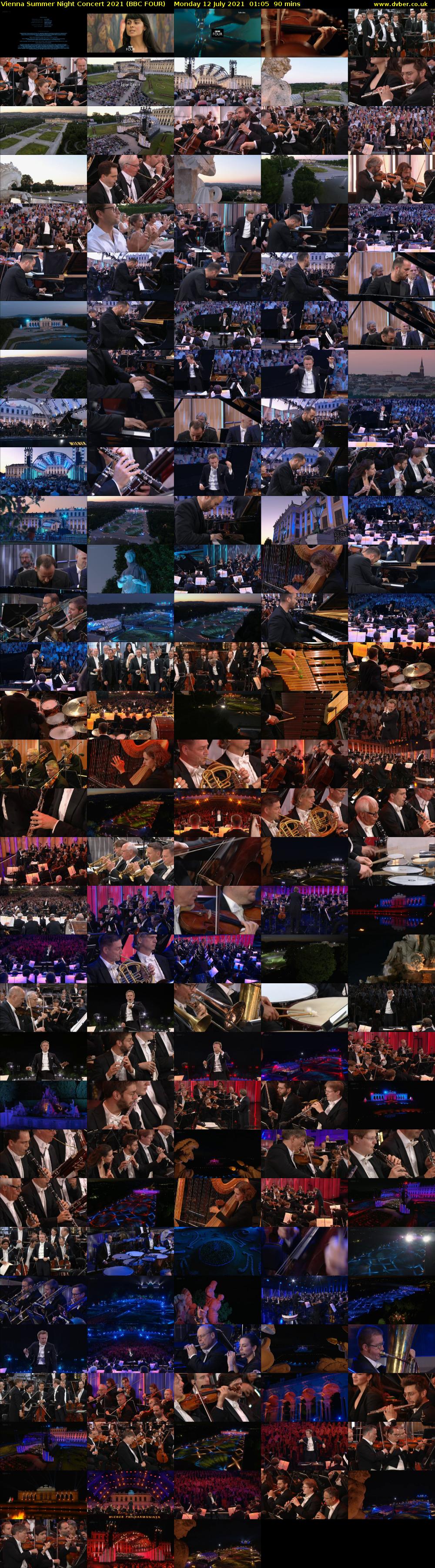 Vienna Summer Night Concert 2021 (BBC FOUR) Monday 12 July 2021 01:05 - 02:35
