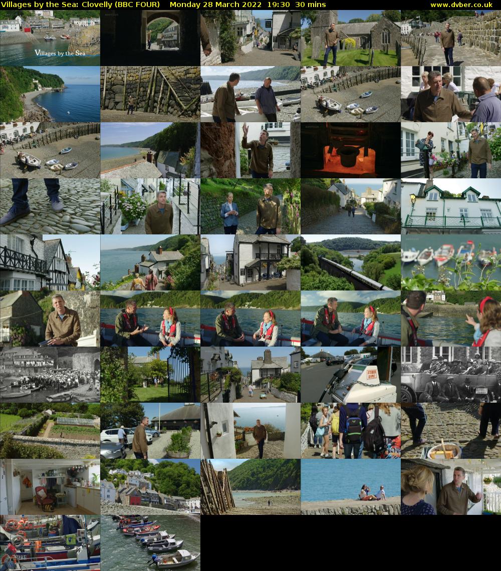 Villages by the Sea: Clovelly (BBC FOUR) Monday 28 March 2022 19:30 - 20:00