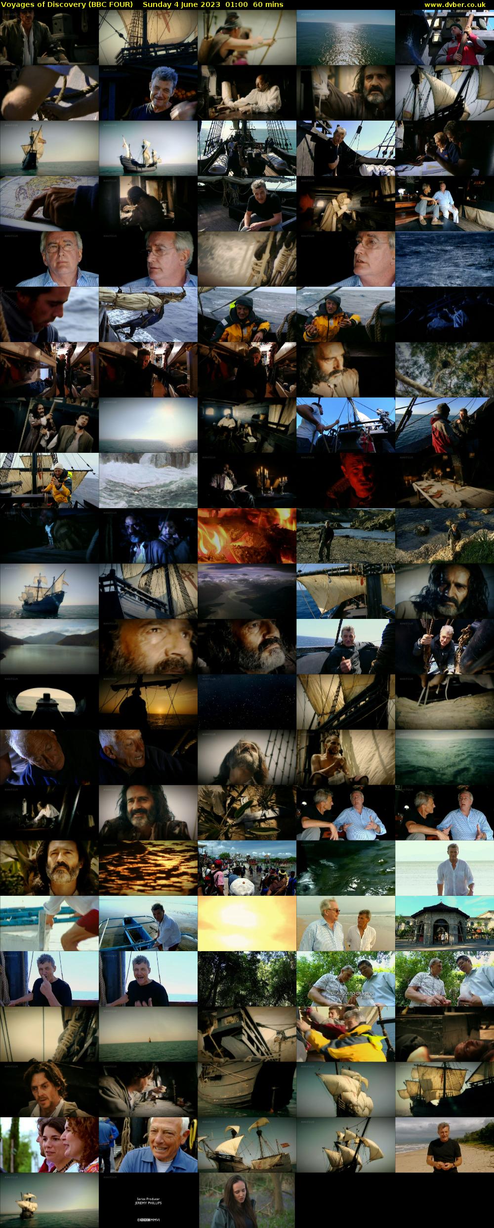 Voyages of Discovery (BBC FOUR) Sunday 4 June 2023 01:00 - 02:00