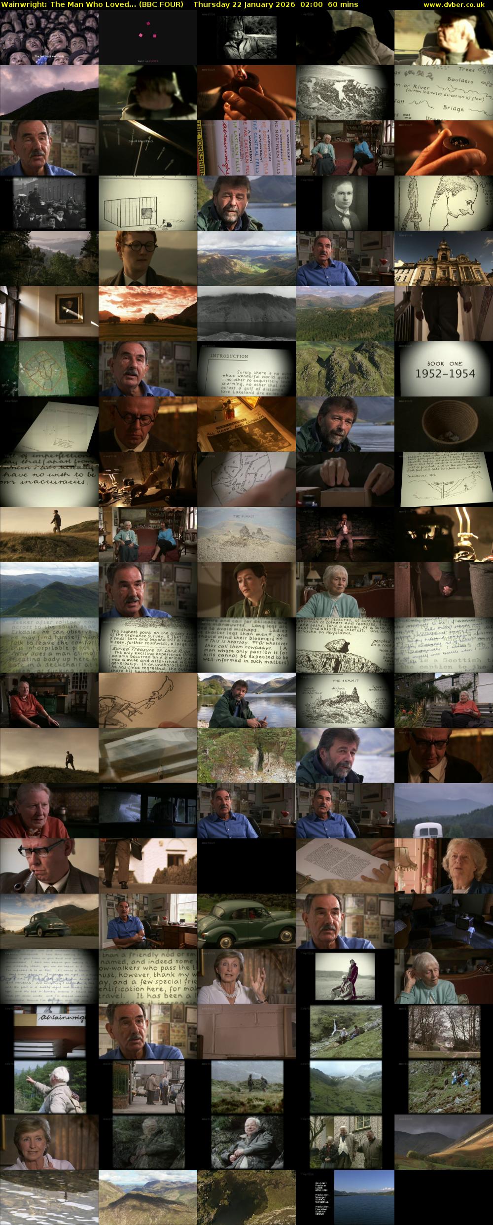 Wainwright: The Man Who Loved... (BBC FOUR) Thursday 22 January 2026 02:00 - 03:00