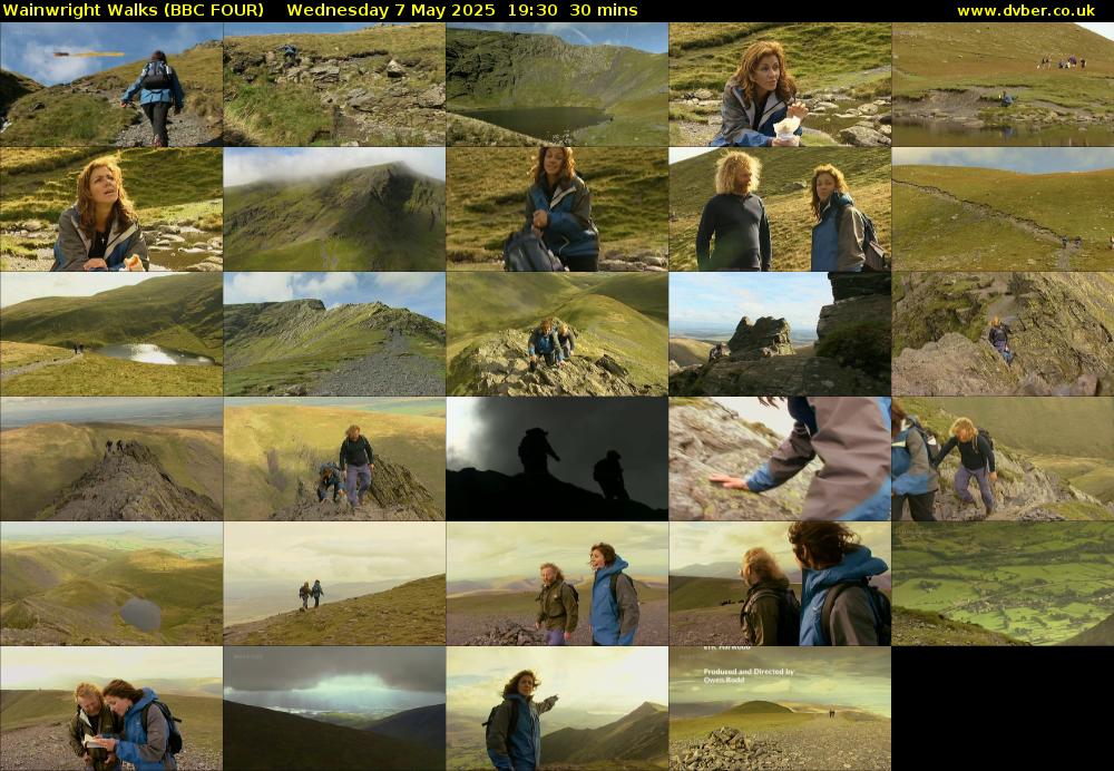 Wainwright Walks (BBC FOUR) Wednesday 7 May 2025 19:30 - 20:00