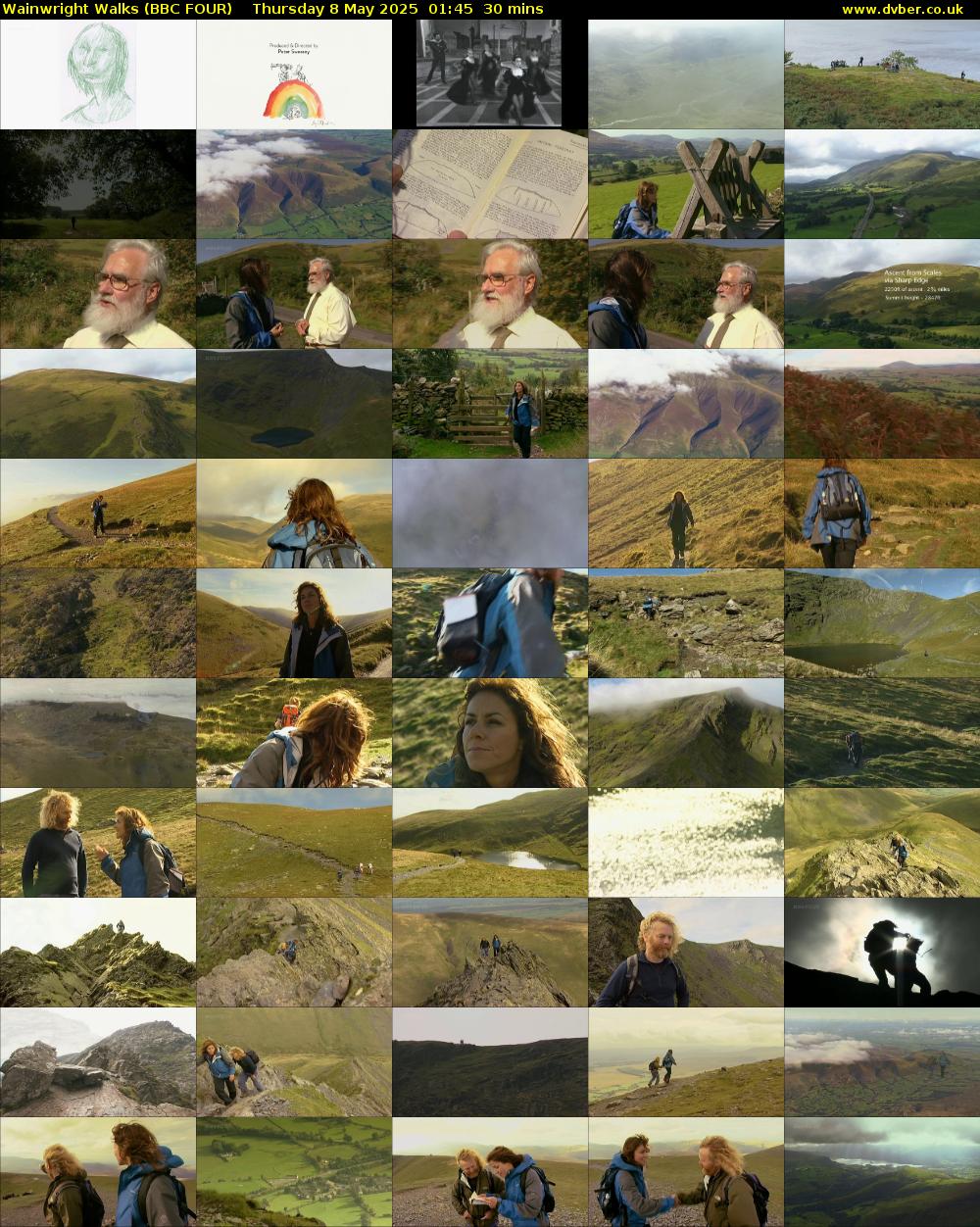 Wainwright Walks (BBC FOUR) Thursday 8 May 2025 01:45 - 02:15