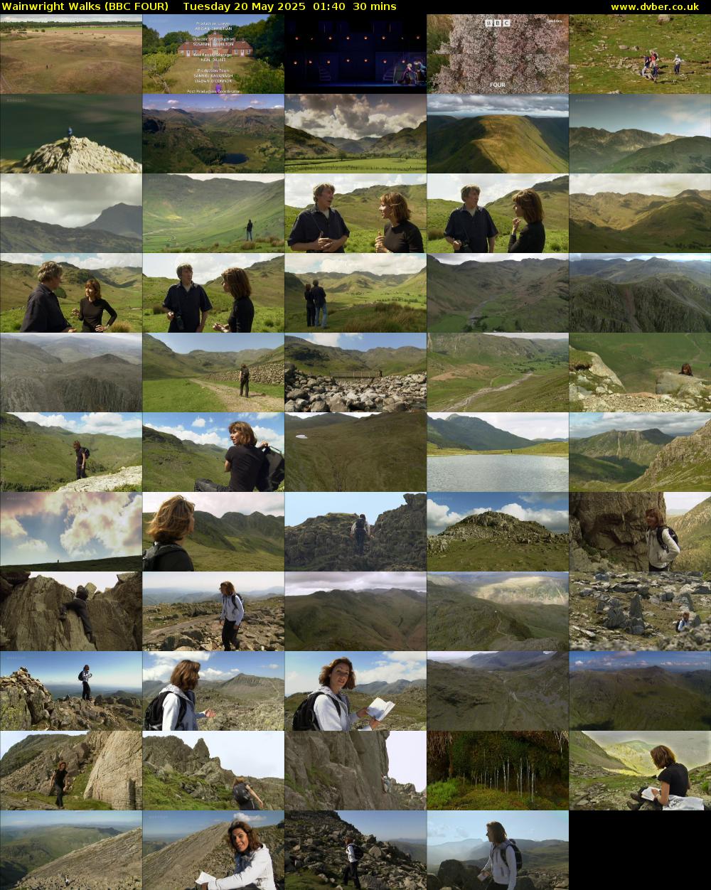 Wainwright Walks (BBC FOUR) Tuesday 20 May 2025 01:40 - 02:10