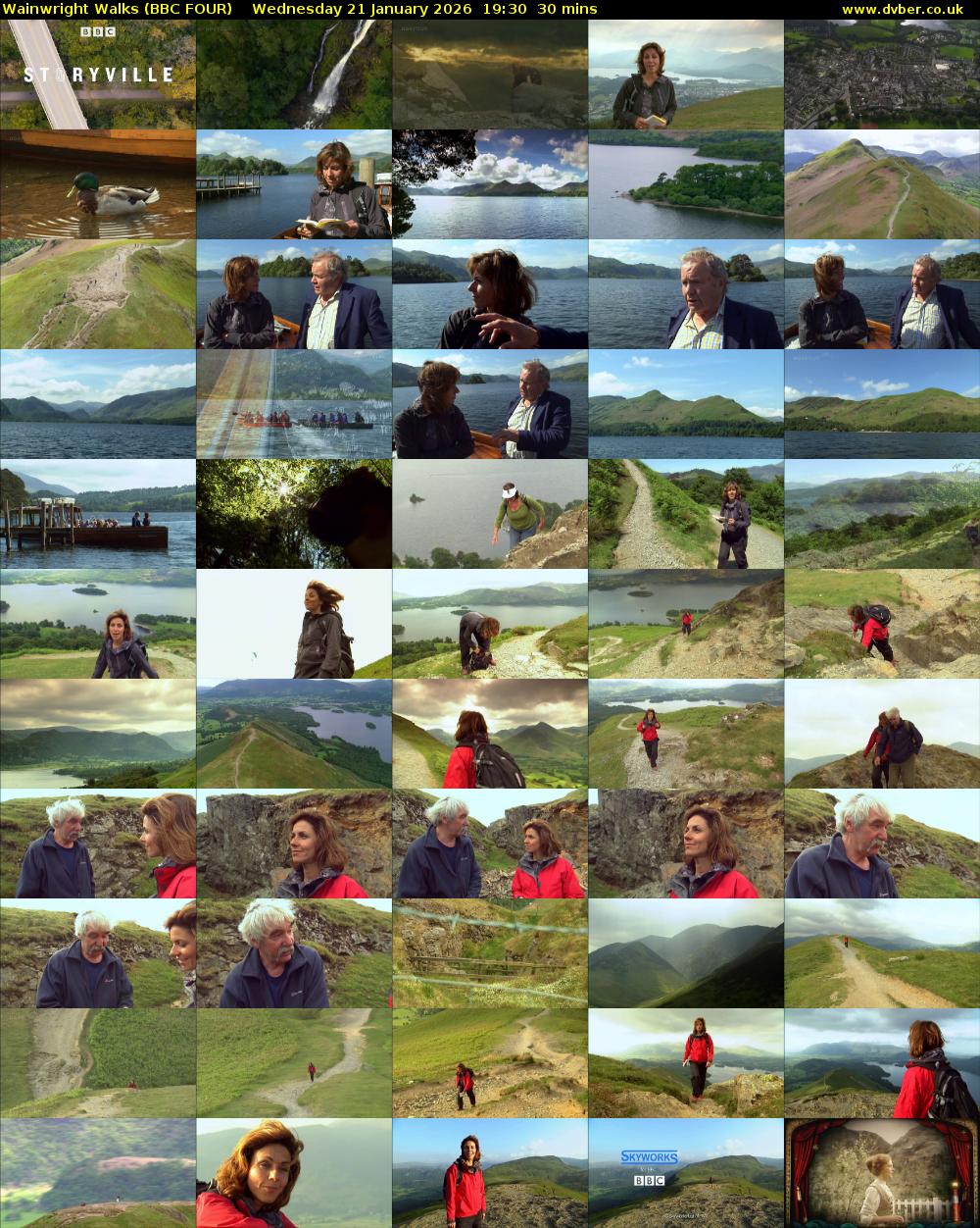 Wainwright Walks (BBC FOUR) Wednesday 21 January 2026 19:30 - 20:00